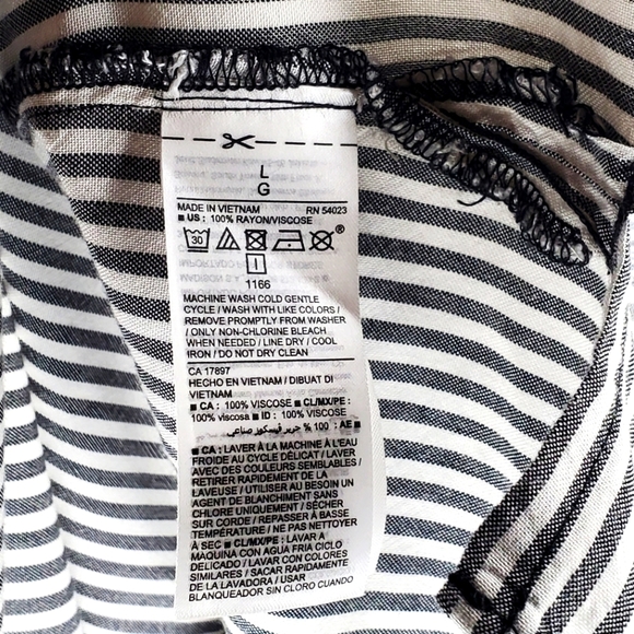 Ladies Vertical Stripes Tank Top - Picture 4 of 6